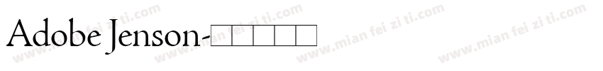 Adobe Jenson字体转换